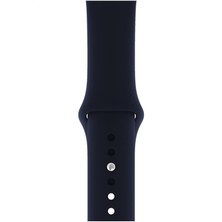 HappyCase Apple Watch Seri 1/2/3/4/5/6/7/8/se/ultra 42MM 44MM 45MM 49MM Kordon Kayış Bileklik Klasik Silikon Blue Cobalt