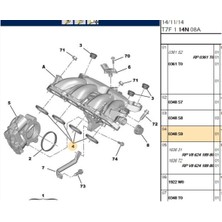 Psa Emme Manifold Contası 207 208 308 Partner Tepee Rcz C3 C4 C5 (0348S9)