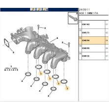 Psa Emme Manifold Conta Berlingo C4 C3 C2 206 207 307 407 Partner (0348R4-KAY195-ERC148)