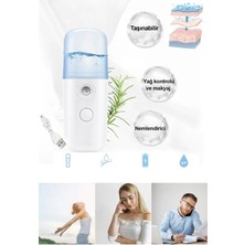 SNA Taşınabilir Nano Mist Spreyer 30ML Su Deposu Yüz Nemlendirici Yüz Vapacı USB USB Şarj Edilebilir