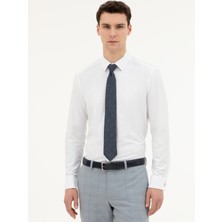 Pierre Cardin Erkek Beyaz Slim Fit Uzun Kollu Basic Gömlek 50285595-VR013