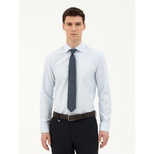Pierre Cardin Erkek Açık Mavi Slim Fit Uzun Kollu Basic Gömlek 50285562-VR003