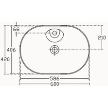 Isvea Sistemay Tezgah Üstü Lavabo 60 cm