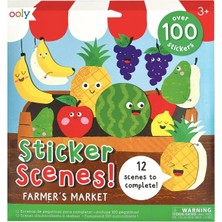 Ooly   Ooly Sticker Scenes Çıkartma Sahnesi - Farmer's Market