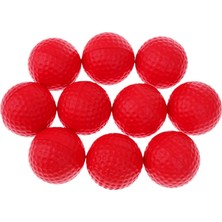 Cosy Zone 10 Pu Ük Sünger Şak Golf Topları Iç Iş Için Golf Kırmızı (Yurt Dışından)