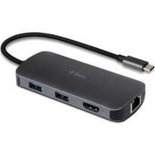 Ttec 8in1 100W Type C Çoğaltıcı Hub, 3x Usb, 1x Pd Type C, 1x Tf/sd, 1x 4K Hdmi, 1x RJ45 Çevirici Adaptör