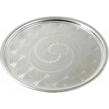 Avangart Mutfak 65CM Paslanmaz Çelik Yer Sofrası, Tepsi, Sini, Yemek Sunum Tepsisi
