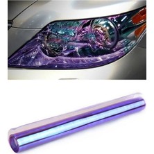 Far Stop Filmi Far Folyosu Bukalemun Mor (Rengarenk) Far Çizik Çizilme Engelleyici Folyo 100CMX30CM