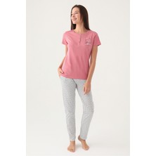 Arnetta Today Pembe Kadın Kısa Kol Pijama Takımı