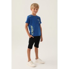 Rolypoly Erkek Çocuk Mavi Bermuda Takım