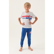 Rolypoly Erkek Çocuk Gri Kısa Kol Pijama Takım
