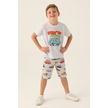 Rolypoly Erkek Çocuk Gri Bermuda Takım