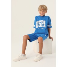 U.S. Polo Assn. Lisanslı Sim Cobalt Erkek Çocuk Bermuda Takım