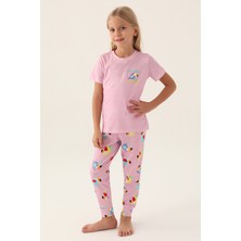 RolyPoly Jungle Mor Kız Çocuk Pijama Takımı