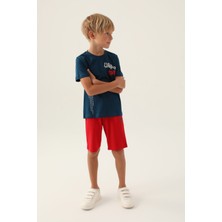 U.S. Polo Assn. Lisanslı Clothing Lacivert Erkek Çocuk Bermuda Takım