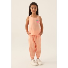 RolyPoly Zero Arm Somon Kız Çocuk Pijama Takımı
