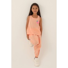 RolyPoly Zero Arm Somon Kız Çocuk Pijama Takımı