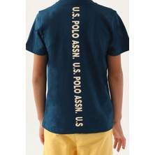 U.S. Polo Assn. Lisanslı Polo Lacivert Erkek Çocuk Bermuda Takım