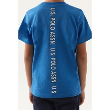 U.S. Polo Assn. Lisanslı Polo Cobalt Erkek Çocuk Bermuda Takım