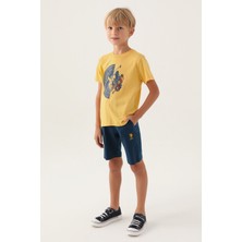 U.S. Polo Assn. Lisanslı Dual Sarı Erkek Çocuk Bermuda Takım