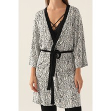 Arnetta Set Krem Kadın 3lü Kısa Kol Kısa Kol Pijama Takımı
