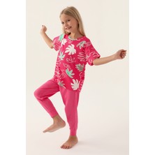 Rolypoly Kız Çocuk Pembe Pijama Takımı