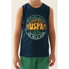U.S. Polo Assn. Lisanslı Tree Lacivert Erkek Çocuk Bermuda Takım