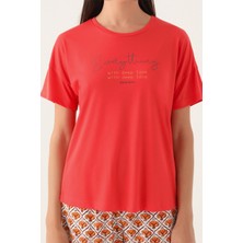 Pierre Cardin Love Nar Kadın Kısa Kol Pijama Takımı