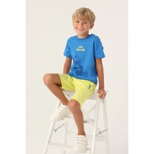 U.S. Polo Assn. Lisanslı Since Cobalt Erkek Çocuk Bermuda Takım