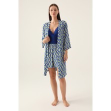 Arnetta Kadın Mavi Pijama Takımı