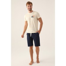 Rolypoly Erkek  Sarı Bermuda Takım