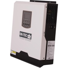 Or-Tec Solar 24V 3KW/3000VA Pwm Tam Sinus Akıllı Inverter