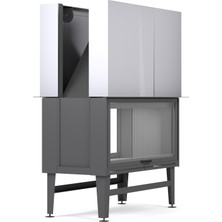 Serra Ön Arka Açık Asansörlü Şömine Haznesi - 70 CM
