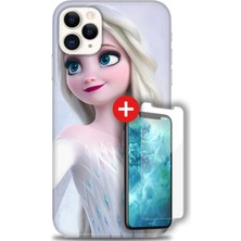 iPhone 11 Pro Max Kılıf Hd Baskılı Kılıf + 5d Davin Kırılmaz Ekran Koruyucu - N (84)