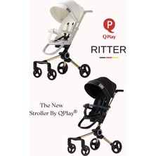 Qplay Ritter  360 Derece Dönebilen Light Night / Hareket Sensörlü Bebek Arabası
