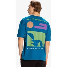 Kappa Kappa Sport Floyd  Erkek Mavi T-Shirt 321W7TW-798