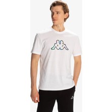 Kappa Logo Brian  Erkek Beyaz T-Shirt 321W4GW-001