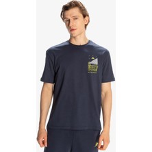 Kappa Authentic Spacetime  Erkek Mavi T-Shirt 371S8IW-XCT
