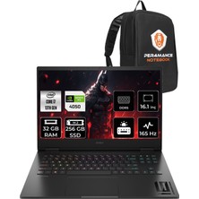 HP Omen 16-WF0031NT Intel Core i7 13700HX 32GB 256GB SSD RTX4050/6GB 165Hz 16.1" FHD FDOS Taşınabilir Bilgisayar & PER4 Çanta 7Q7Y1EAPN349