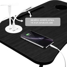 Miletus Laptop Standı Usb'li Çekmeceli Çocuk Çalışma Sehpası Yatak Sehpası Ders Çalışma Masası Ders Masası P