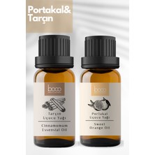 Boco Portakal & Tarçın Saf Aromaterapi Uçucu Yağı 2'li Set 15 ml