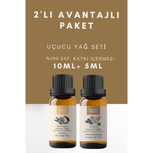 Halloween Cadılar Bayramı 2'li Özel Difüzör Koku Karışımı Portakal ve Tarçın Uçucu Yağı,  15 ml