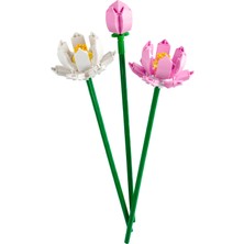 LEGO® Iconic Lotus Çiçekleri 40647 - Dekoratif, Koleksiyonluk ve Sergilenebilir Çiçek Modeli Yapım Seti (220 Parça)