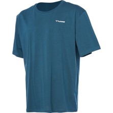 Hummel Hmlandre Oversize Erkek Mavi T-Shirt 911880-7511