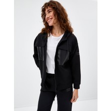 Faik Sönmez Mıcromodal Slogan Detaylı Eşofman Üst 68335