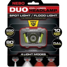 Nebo Duo 250+ Lumen Kafa Feneri