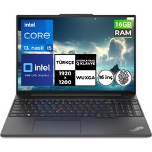 Lenovo Thinkpad E16 Gen1 I5-1335U 16 GB 256 GB SSD 16" Wuxga Freedos 21JN0008TX Bt1