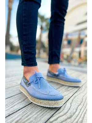 Chekich CH311 Espadril Erkek Ayakkabı Antrasıt