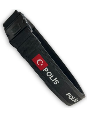 Aksoy Tactical Polis Yazılı Palaska Kemer Siyah