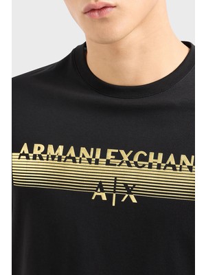 Armani Exchange Pamuklu Regular Fit Bisiklet Yaka T Shirt Erkek T Shirt 3dztsd ZJ9AZ 1200